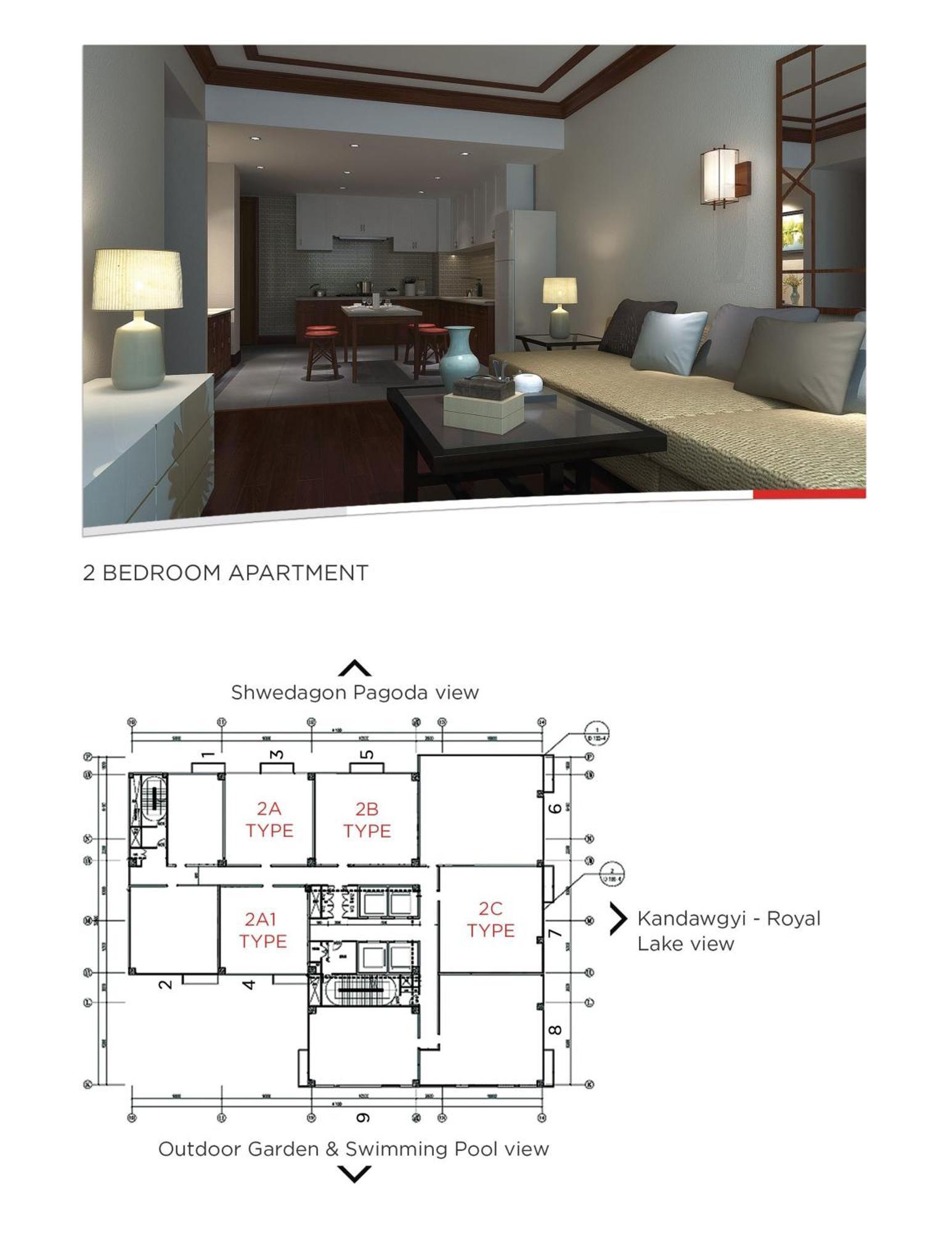 Kantharyar Serviced Apartment Янгон Екстериор снимка